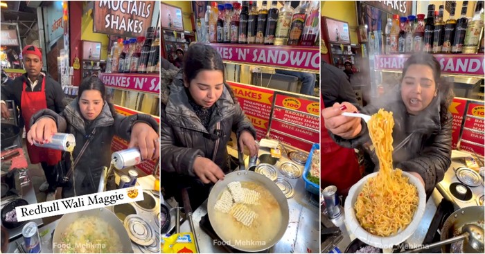 Penistaan! Mie Instan Campur Minuman Berenergi Ini Dinyinyiri Netizen