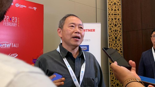 Presiden Direktur & CEO iForte dan Protelindo Group Ferdinandus Aming Santoso, di Hotel Intercontinental Bali Resort Jimbaran, Kamis (22/2/2024).