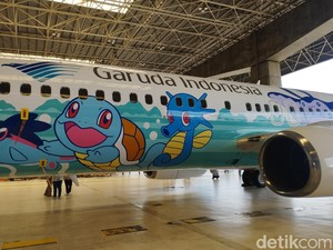 Garuda Indonesia Resmi Luncurkan Pesawat Pokemon, Ini Penampakannya