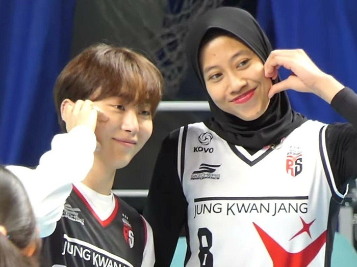Seungkwan SEVENTEEN dan Megawati Hangestri Pertiwi