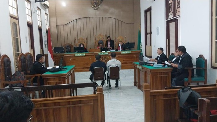 Sidang perdana Azlansyah Hasibuan. (Foto: dok Istimewa).