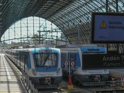 Stasiun Kereta di Argentina Kosong Imbas Mogok Pekerja