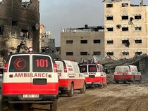 PBB Kecam Penembakan Israel Tewaskan Tim Penyelamat dalam Ambulans di Gaza