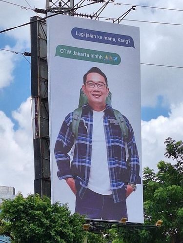 Baliho Ridwan Kamil.
