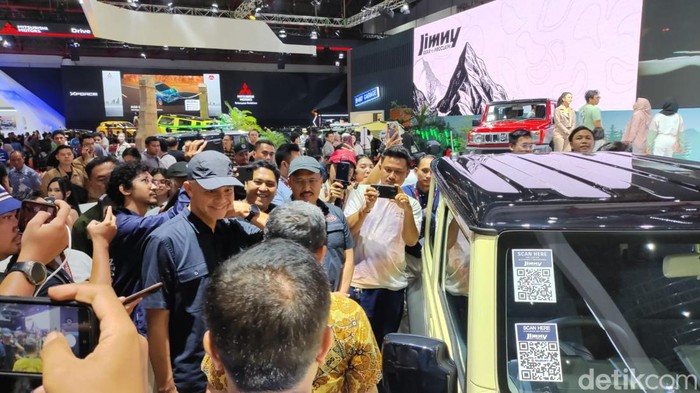 Ganjar Pranowo di IIMS 2024.