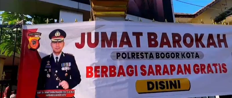 Jumat Berkah Polresta Bogor Kota