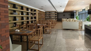 Sayangnya rombongan Vivo Tech Trip tidak bisa makan siang bersama karyawan Vivo lainnya. Foto: Virgina Maulita Putri/detikINET