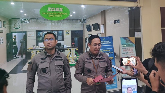 Kasi Intel Kejari Kabupaten Gorontalo, Yesky Verlangga Wohon.