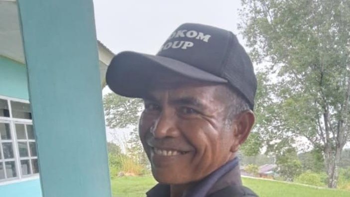Ketua PPS Desa Golo Nderu, Kecamatan Lamba Leda Selatan, Manggarai Timur, NTT, Aloysius Demo, meninggal karena kelelahan menjalankan tugas. (Istimewa)