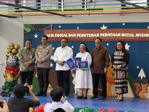 Menkominfo Sampaikan Pesan Persatuan Umat Beragama di Penutupan Natal 2023