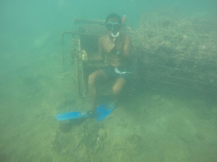 Potret Taman Laut Pasir Putih Pangandaran