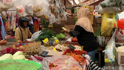 Suasana Pasar Tegal Harum, Denpasar, Jumat (23/2/2024). (Siti Muamalah)