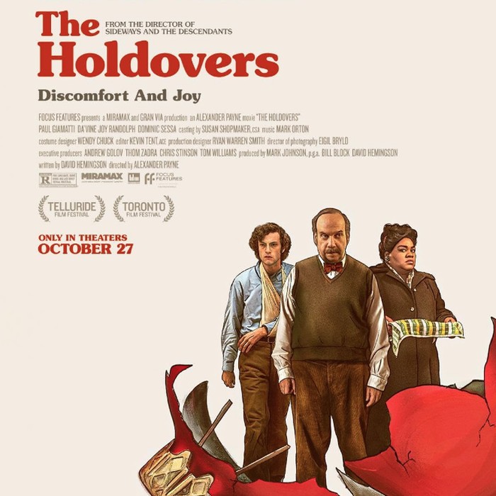 Cuplikan adegan dalam film The Holdovers (2023).