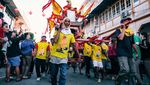 Ekstrem Ritus Tatung Ditusuk Benda Tajam untuk Tolak Bala Jelang Cap Go Meh