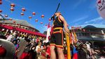 Ekstrem Ritus Tatung Ditusuk Benda Tajam untuk Tolak Bala Jelang Cap Go Meh