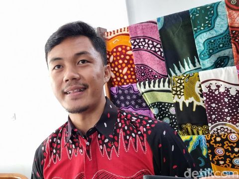 Workshop Batik Farras, produsen batik kontemporer di Jalan Kolonel Sugiono, Ringinharjo, Kabupaten Bantul, Jumat (23/2/2024).