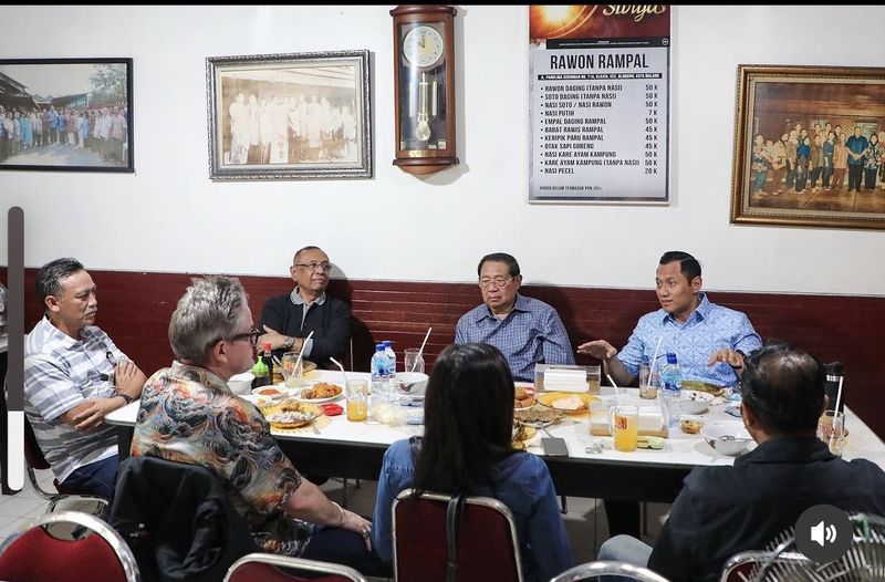 5 Momen Seru AHY Kulineran di Luar Kota Sebelum Dilantik Jadi Menteri