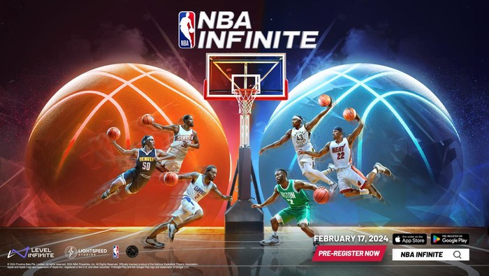 Level Infinite merilis karya terbarunya berjudul NBA Infinite. Game ini bisa dimainkan secara cuma-cuma alias gratis di Android dan iOS.