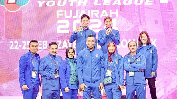 Institut Karate-do Nasional (Inkanas) lagi tampil di ajang World Karate Federation Youth League. Salah satu atletnya meraih medali emas yakni Akio Zakio.