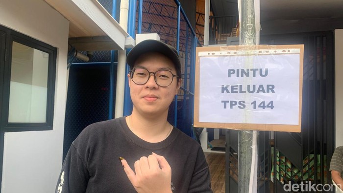 antusiasme warga ikuti pencoblosan ulang di TPU Sunter Jaya, Jakarta Utara (Mulia/detikcom)