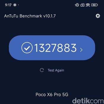 Benchmark Poco X6 Pro