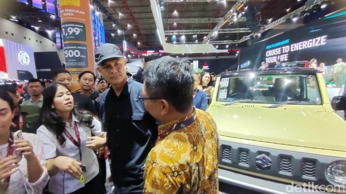 Ganjar Pranowo di IIMS 2024.