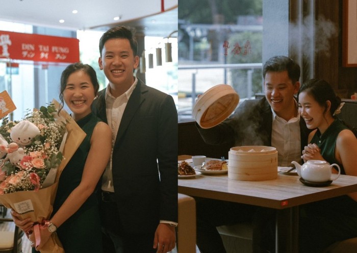 Gemas! Pasangan Ini Pilih Resto Favorit Saat Kencan sebagai Tempat Prewedding