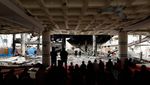 Warga Gaza Salat Jumat di Reruntuhan Masjid