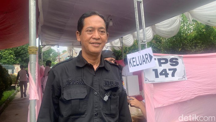 Komisioner KPU Jakarta Utara Divisi Teknis, Ibnu Affan (Mulia/detikcom)