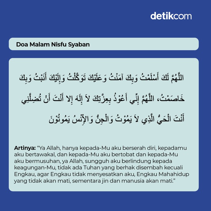 Malam Nisfu Syaban Keutamaan malam Nisfu Syaban.