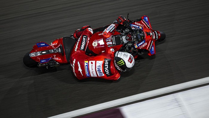 Pebalap Ducati di tes pramusim Qatar.