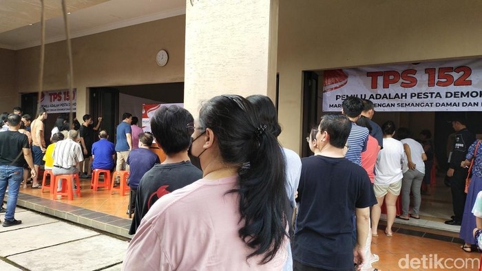 Pemungutan suara susulan di 5 TPS Kelapa Gading, Jakut (Tina/detikcom)