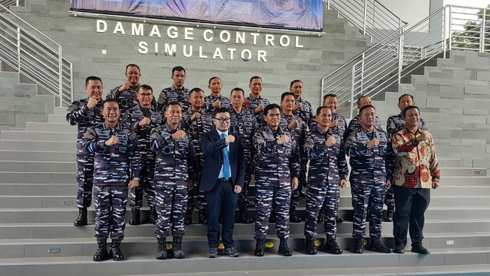 Peresmian fasilitas Damage Control Center