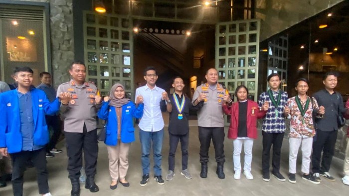 Polresta Banyuwangi dan mahasiswa sepakat jaga kerukunan dan perdamaian usai Pemilu 2024