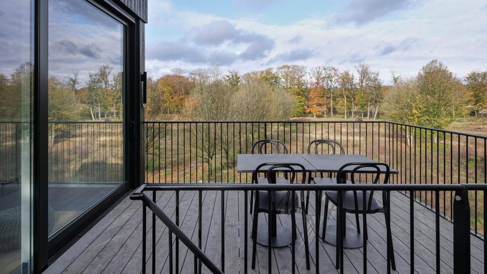 Rumah liburan yang mirip rumah burung (Buitenverblijf Nest)/Jeroen Musch via Dezeen