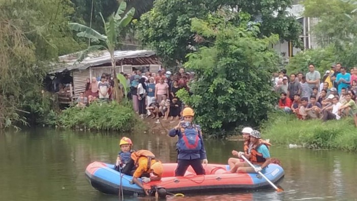 Seorang anak berusia 14 tahun dilaporkan tenggelam di kawasan Wanaherang, Kecamatan Gunung Putri, Kabupaten Bogor (dok. Ist)