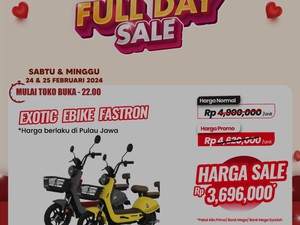 Sepeda Listrik Ini Diskon Besar Transmart Full Day Sale!