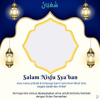 Twibbon Nisfu Syaban 2024