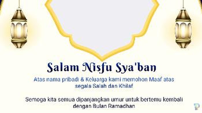 Twibbon Nisfu Syaban 2024