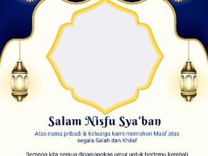 35 Twibbon Nisfu Syaban 2024 Terbaru untuk Dibagikan di Media Sosial