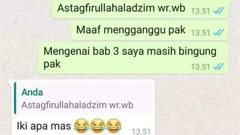 Auto correct, kamu jahat banget! Foto:X/txtdaripelajar