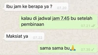 Chat guru dengan murid ini bikin kamu bakal kangen dengan masa sekolah. Chatnya lucu banget.