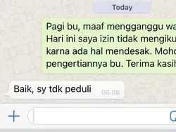 Chat Salah Ketik Murid dan Guru, Jadi Kangen Sekolah