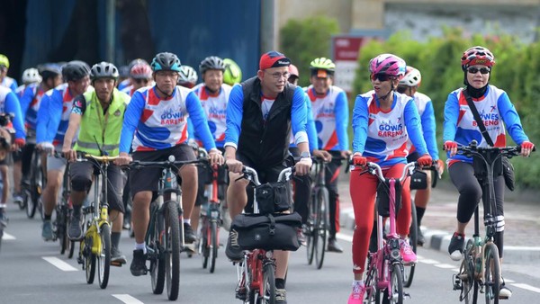 Gowes Bareng Meriahkan HUT Ke-74 BTN