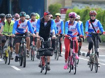 Gowes Bareng Meriahkan HUT Ke-74 BTN