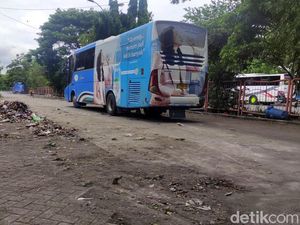 Potret Sampah Menggunung di Terminal Purabaya Kini Sudah Bersih