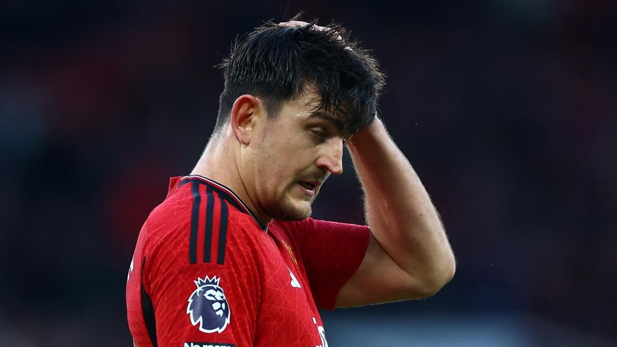 Bek MU, Harry Maguire. (Foto: REUTERS/CARL RECINE)