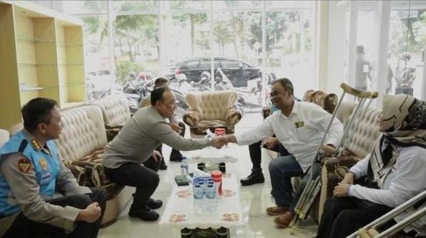 Kepala Seksi UKM Disabilitas Himpunan Masyarakat Inklusi Kota Semarang Joko Tri Saptono mengaku terharu dengan kebijakan Kapolri Jenderal Listyo Sigit Prabowo, melalui Staf Sumber Daya Manusia (SSDM) Polri, merekrut kaum difabel. (dok istimewa).