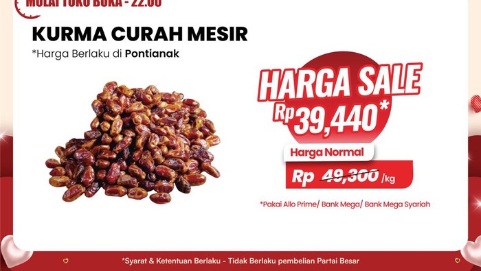 Kurma di Transmart Full Day Sale