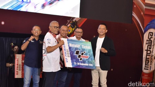 Pembukaan penjualan tiket pre-booking untuk event MotoGP dan ARRC di Sirkuit Mandalika. (Dok ITDC)